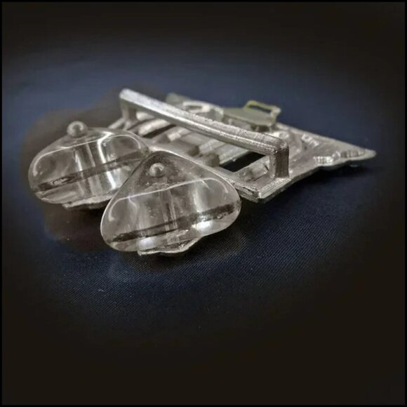 Vintage Art Deco Rhinestone Buckle is AMAZING - Picture 6 of 12